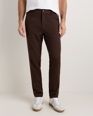 Quince Men Ultra-stretch 247 Smart Chinos - Athletic Tapered Brown 36