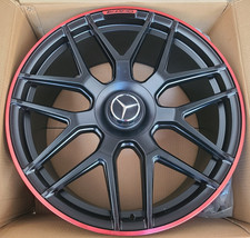 22 NEW OEM MERCEDES AMG G580 G63 G55 G550 G-WAGON WHEELS RIMS GERMANY AUTHENTIC.
