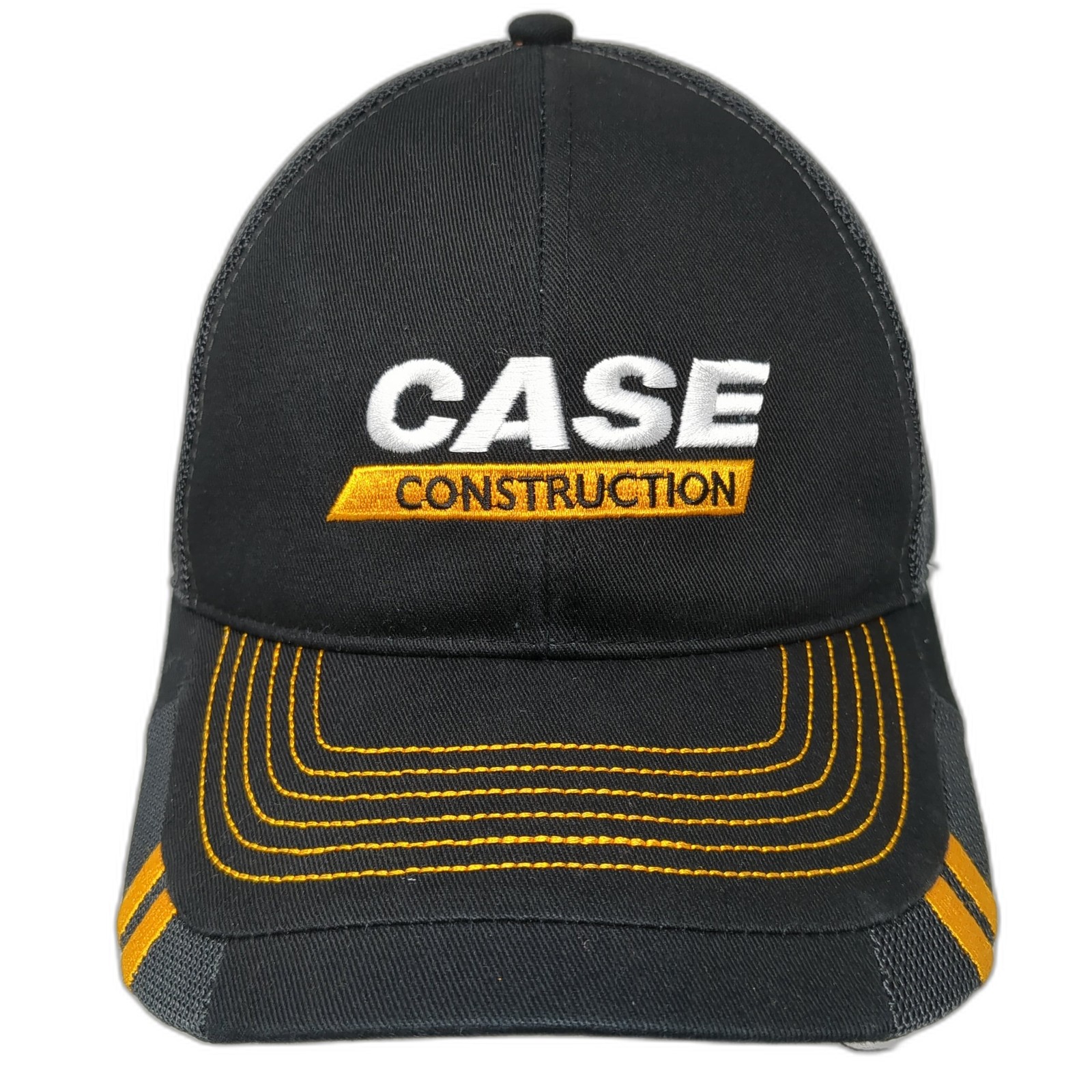 Case Construction Strapback Trucker Hat Black One… - image 1