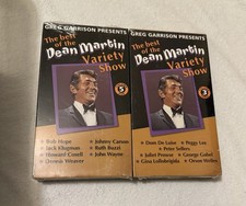 Dean Martin Variety Show VHS Tapes Sealed Volumes 3 5