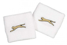 Slazenger Padel - Globo Wristbands / Sweatbands - 2-Pk – White/White - One Size