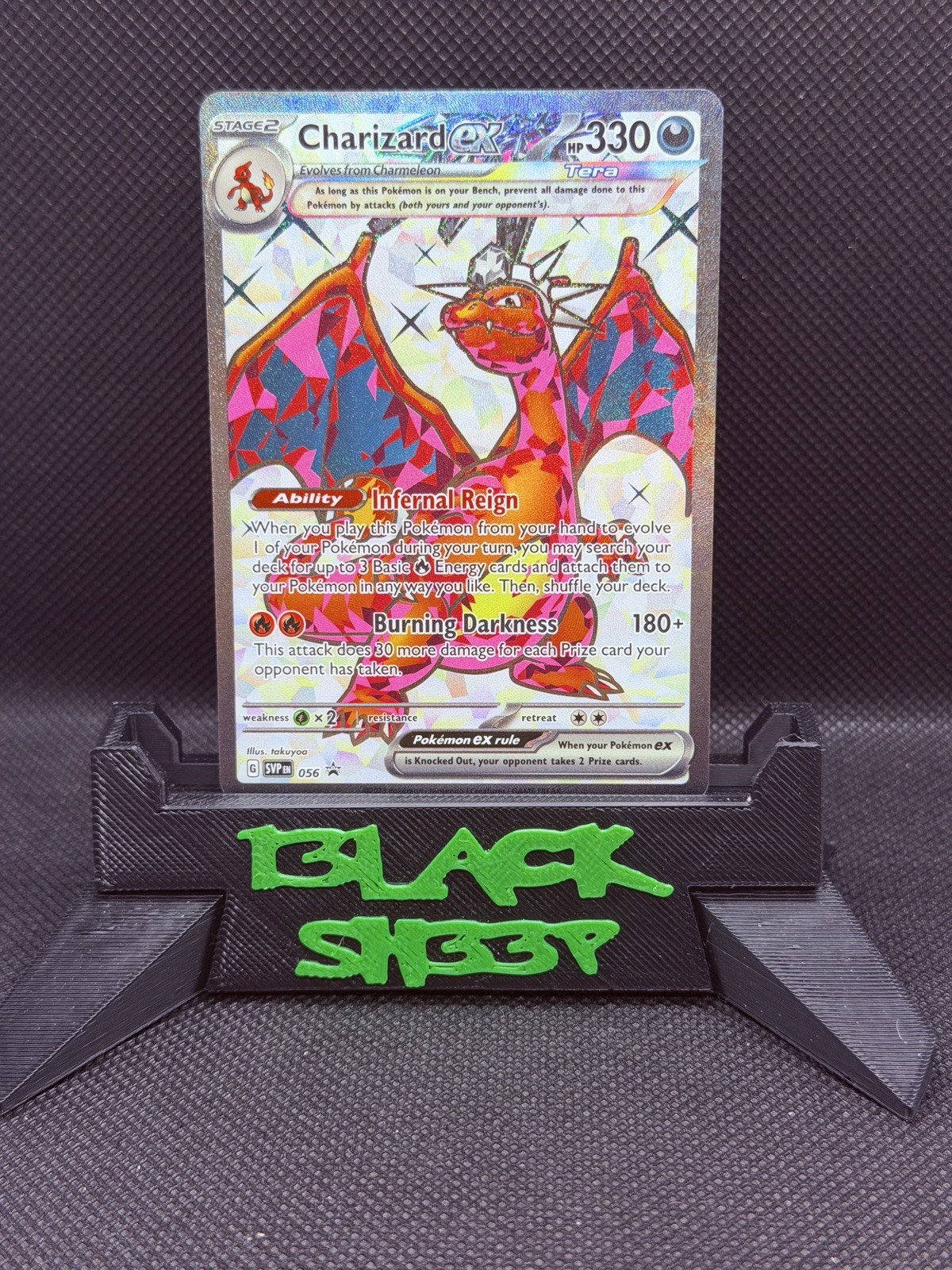 CHARIZARD EX #056 SVP BLACK STAR PROMO • SCARLET & VIOLET • POKéMON ENGLISH NM