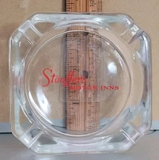 Vintage Glass STOUFFER'S MOTOR INNS Ashtray