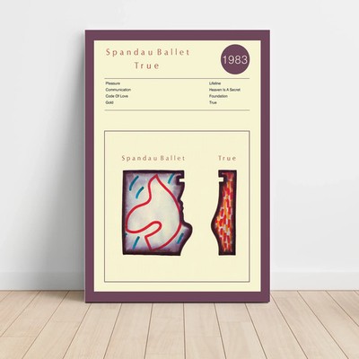 Spandau Ballet   True Fine Art Album Poster