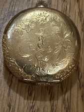 Antique Illinois Watch Case Co. Commander 4K 25 Year Gold Filled Hunting Pocket