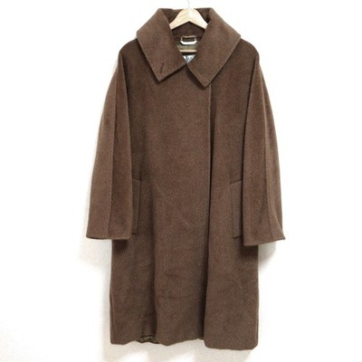 Max Mara - Light Brown Alpaca Wool Women's Coat