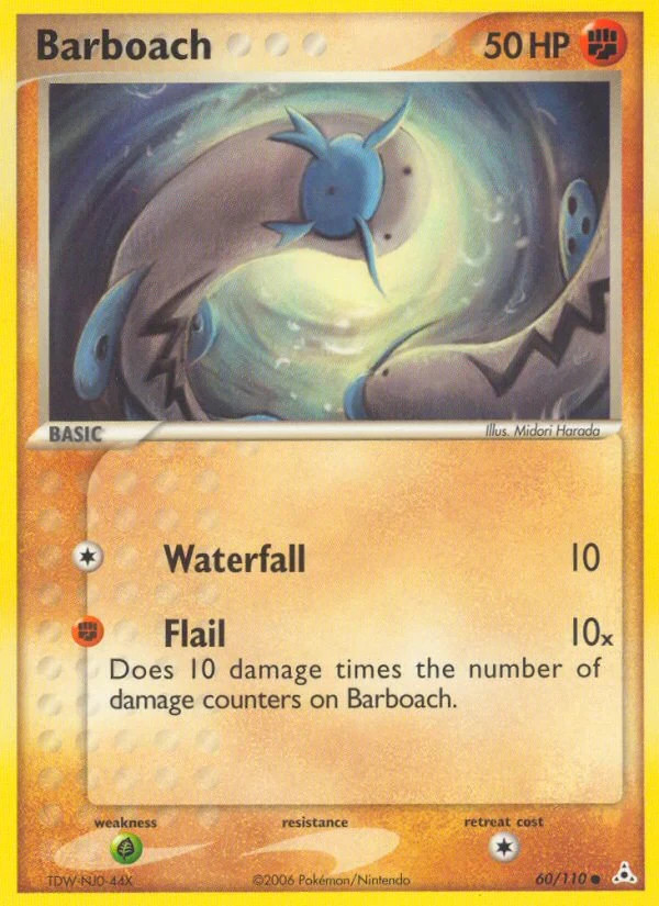 Barboach 60/110 Holon Phantoms Pokemon Card NM