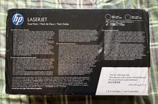 HP LaserJet Pro Black Ink Cartridge 2 Pack Genuine Original Brand New Sealed