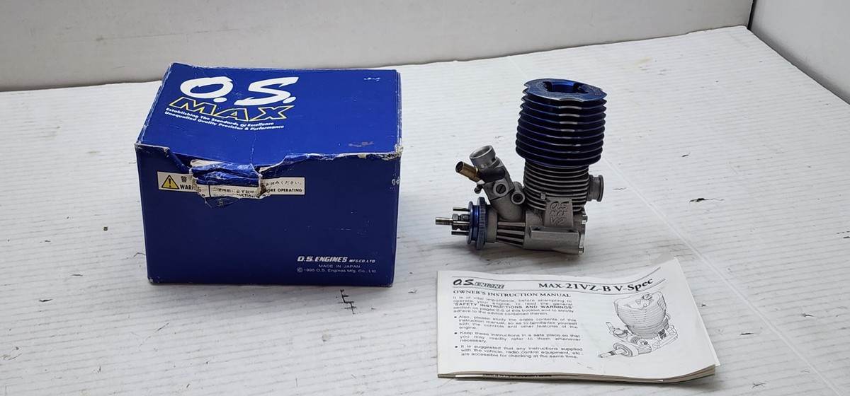 OS MAX .21 VZ-B SPEC NITRO ENGINE 13890 1/8 SCALE RC CAR OFFROAD