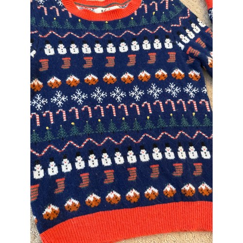 Mini Boden Boys' Christmas Fair Isle Sweater Size 9-10 - Picture 2 of 4