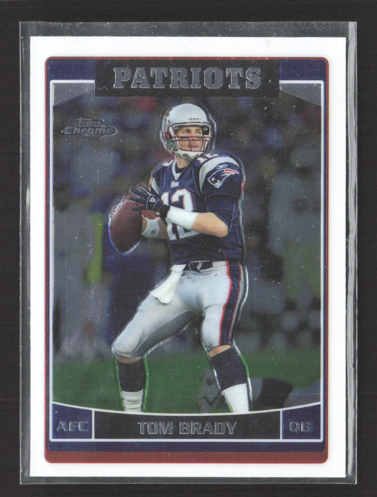 2006 Topps Chrome Tom Brady #106