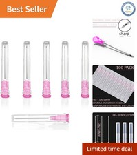 High-Quality 100Pcs 18Ga 1.5 Inch Disposable Needles for Scientific Applications