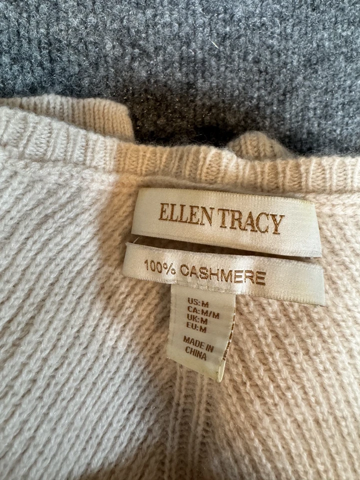 Lote de 10 suéteres 100% cashmere pacote defeituoso cortadores artesãos tecido faça você mesmo vários - Imagem 2 de 4