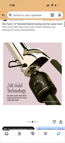 Hot Tools 24K Gold Curling Iron