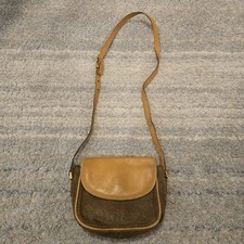 Authentic Vintage Gucci Leather PVC Shoulder Messenger Bag Crossbody