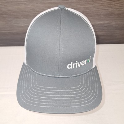 Driveri Fleet Management System by Netradyne gray white snapback cap hat