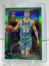 2025 Topps Liam McNeeley Green Rookie #229 Charlotte Hornets /99
