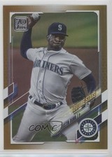 2021 Topps Future Stars Gold Foil Justin Dunn #215 17rr