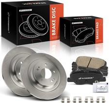 Rear Disc Brake Rotors & Ceramic Brake Pads for Mitsubishi Outlander Sport RVR