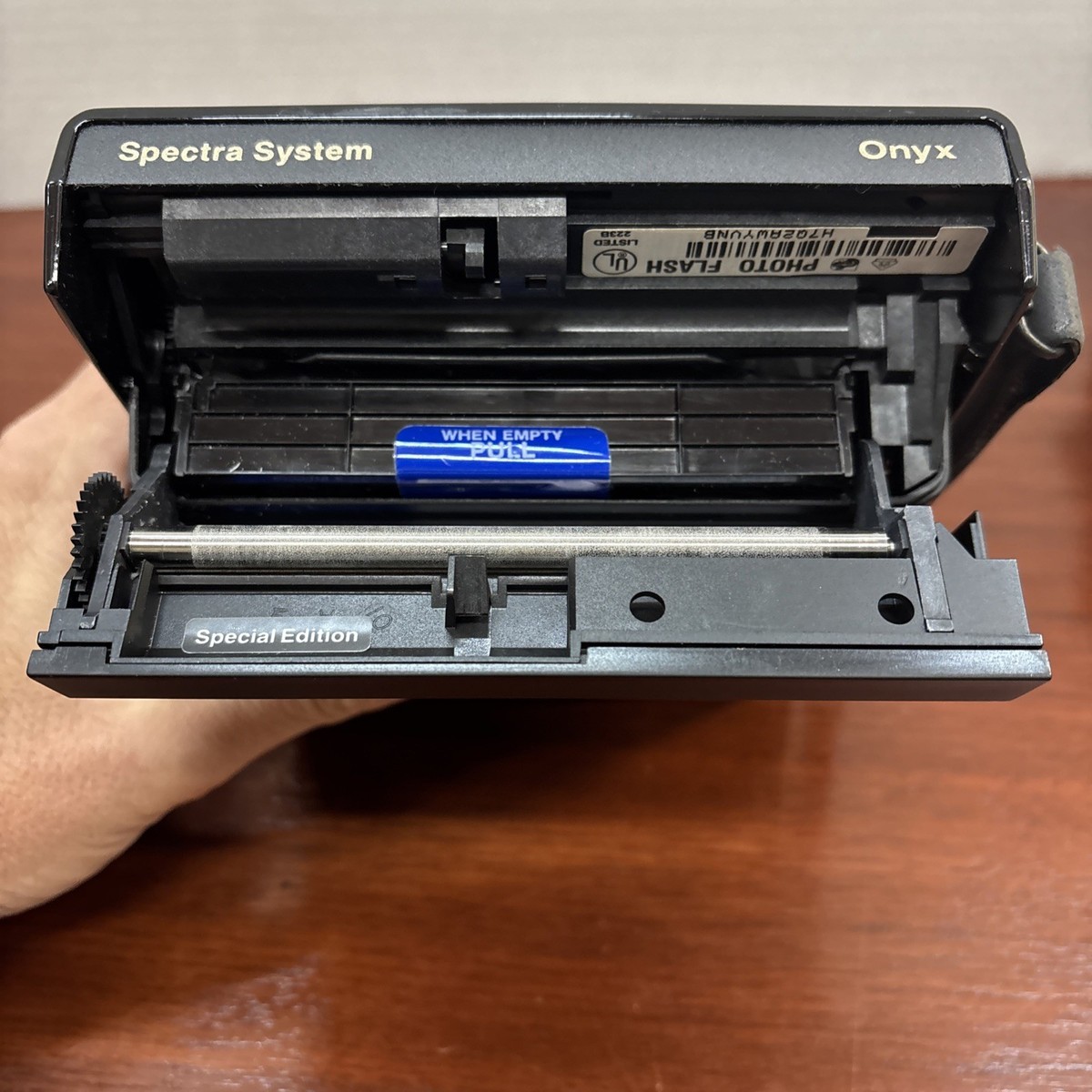 Polaroid Spectra System ONYX Transparent Instant Film Camera