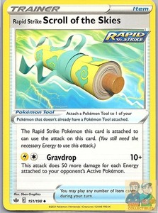 Rapid Strike Scroll of the Skies 151/198 Chilling Reign Uncommon