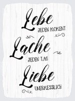 Holzschild 40X30 Cm Lebe Jeden Moment Lache Liebe Deko Schild Deko Geschenk Sch