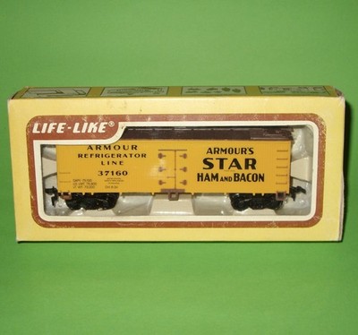 Life-Like HO / 8505 Armour's Star Ham & Bacon Kühlwagen / Originalverpackt