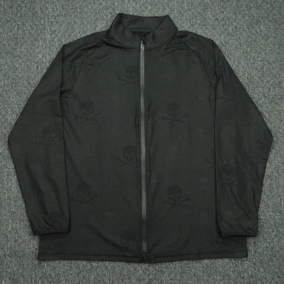 G Fore Jacket Mens Extra Large Black Performance Skull Tees Full Zip Stretch XL
