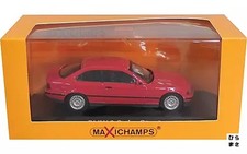 1/43 Diecast Car BMW 3 Series Coupe 1992 Red MINICHAMPS Premium