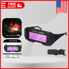 Solar Auto Darkening Welding Goggles Lightweight Safety Glasses TIG MIG MMA
