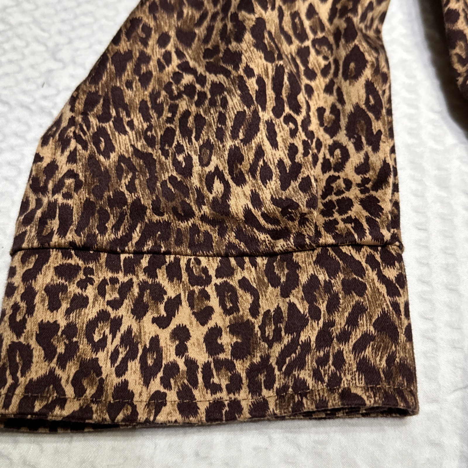 Joan Rivers Leopard Blazer Jacket Small Animal Ch… - image 11