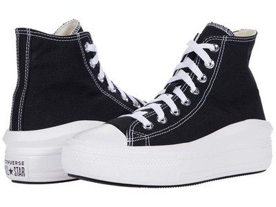 Converse Chuck Taylor All Star Move Hi Platform Sneakers Womens 9.5 Black Shoes