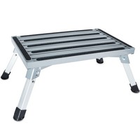 Trittleiter Tritt Wohnwagen Stufe Wohnmobil Treppe Trittstufe 150Kg Stahl Garten