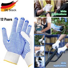 12 par rękawic roboczych rękawice mechaniczne rękawice montażowe ogrodnictwo budownictwo