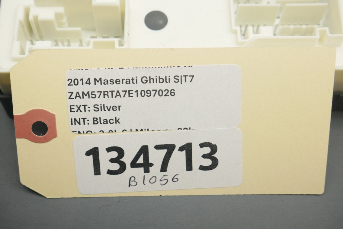 14-17 Maserati Ghibli Body Computer Control Module Unit BCM BCU 68226670AA OEM