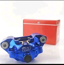 Billet Cnc Machined Rear Brake Caliper & Pads 2 Pot Piston Nissin Brembo 