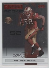2007 Playoff NFL Playoffs Rookie Red Metalized /399 Patrick Willis #125 HOF 17a5