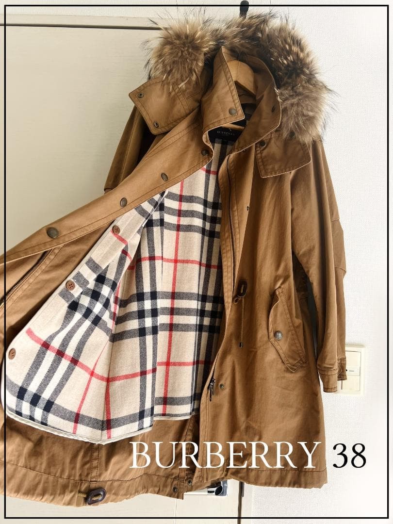 Burberry  BURBERRY Mountain Parka with Liner Mod Coat 38