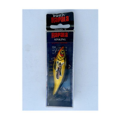 Rapala Rattlin' Rapala RNR-7 Sinking Crankbait 2 3/4in Yellow Walleye Pike