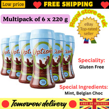 Options Mint Hot Chocolate Drink Multipack of 6 X 220 G Jars