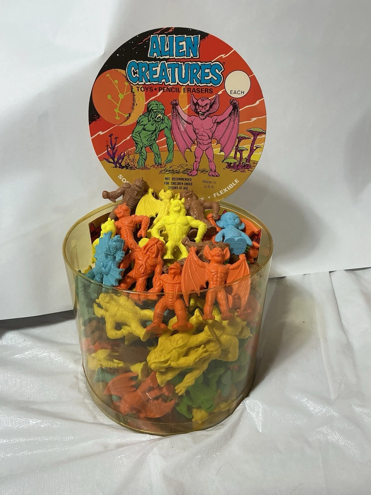 Diener Alien Creatures Eraser display- 5 Awesome Things on eBay this week