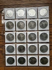 20 Silver Morgan Dollars 1879-1921 In Flips And Plastic Coin Page