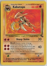 Kabutops 24/62 Rare Fossil Pokemon Unlimited Near Mint on eBay