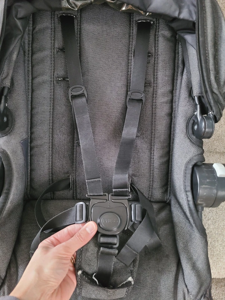 Cochecito Baby Jogger City Select asiento completo carbón denim ¡BUEN ESTADO! Foto 4 de 4