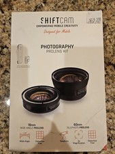 Shiftcam Photography 18mm  60mm Pro Lens Kit Universal Mount Wide  Telephoto