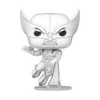 Funko FK90299 - Marvel Pop! Vinyl Figur Sketched - Wolverine 9 Cm - Neu
