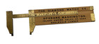 ANTIQUE STANLEY NO. 136 CALIPER RULE DIAMOND MATCH CO SPOKANE LUMBER ADVERTISING — photo 3
