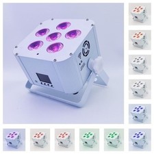 12pc/case WIFI DMX led par light 6*18w RGBWA+UV Battery DJ freedom par recharge