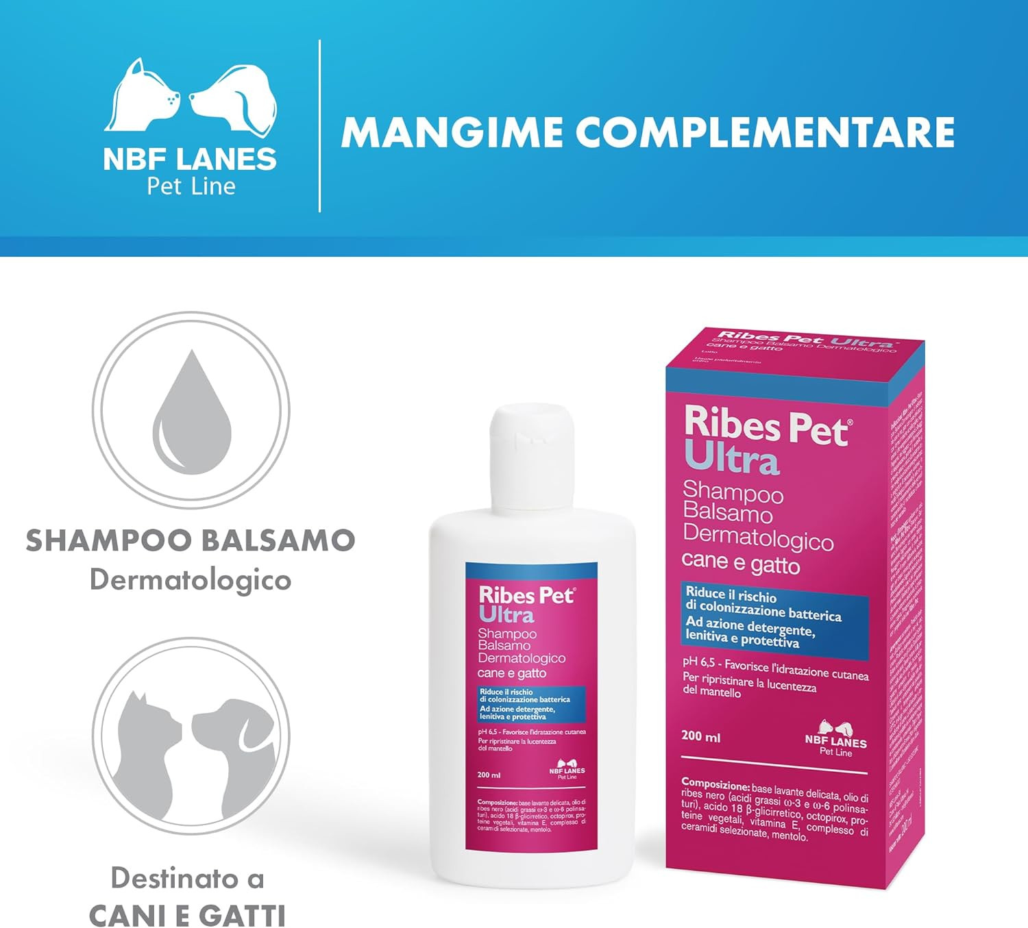 Ribes Pet Ultra Shampoo Balsamo 200ml - Il Miglior Rapporto Qualità Prezzo - 2