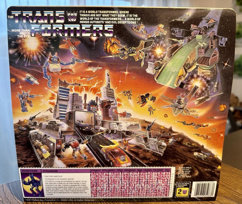 Transformers KO G1 Cyclonus MIB - 100% Complete - Immagine 2 di 4